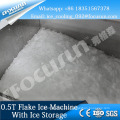 FOCUSUN 500kg Energy-saving Flake Ice Machine/ Maker with ice storage for Fishery